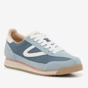 Tretorn Blue and Tan Women's Sneakers